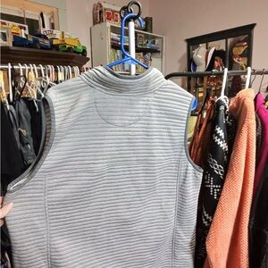 L.L. Bean Gray Sleeveless Hoodie